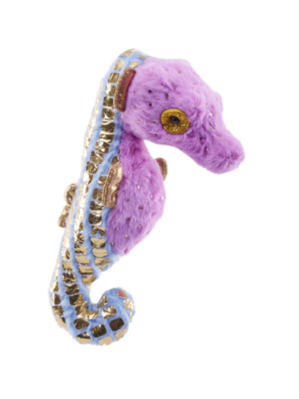 Foilkins JR Purple Seahorse 6” Plushie NWOT